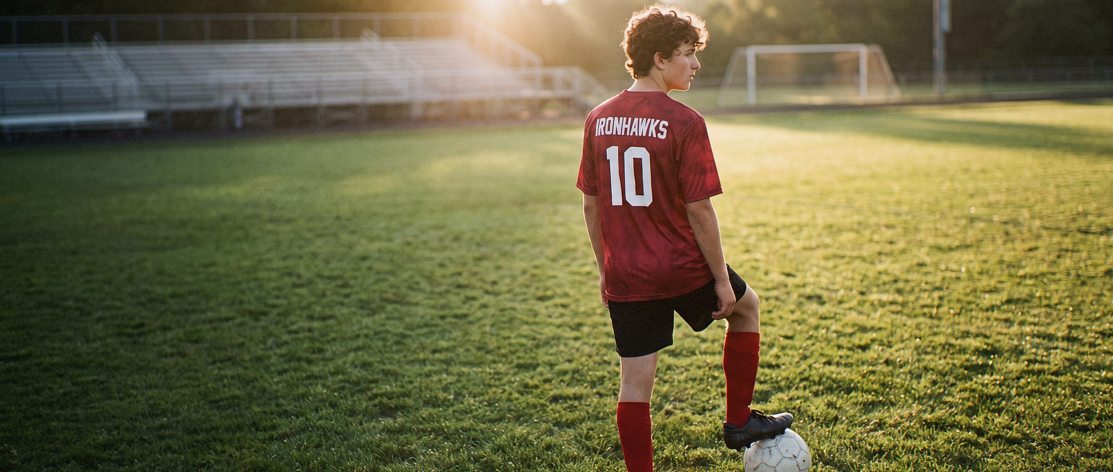 Soccer team in custom House of Kynetic uniforms